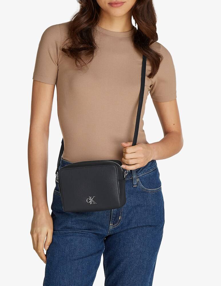 Calvin Klein Jeans Borsa camera minimal monogram Nuova