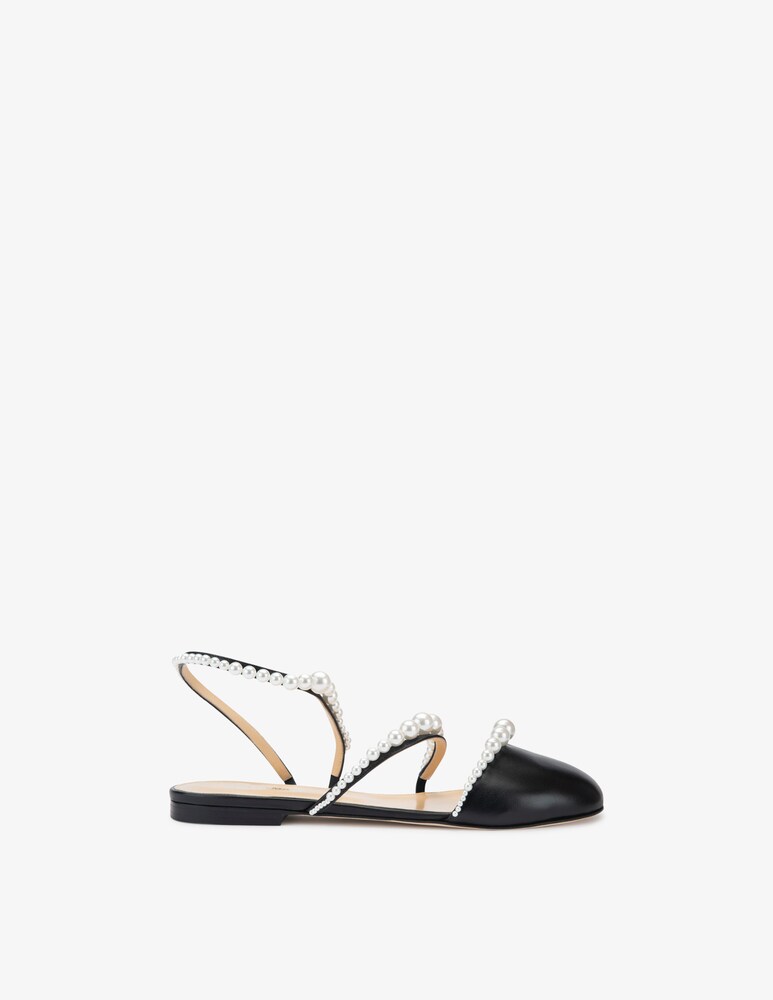 Mach & Mach Ballerine con perle a punta chiusa Sirene Offerta