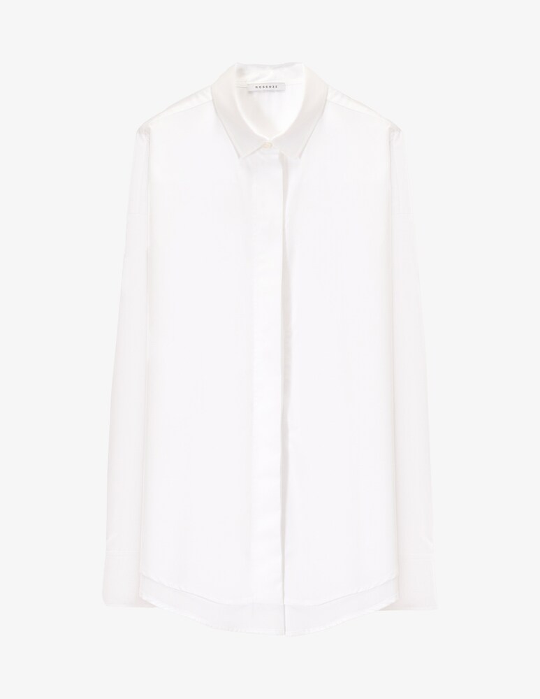 Rosso35 Camicia popeline Ritorno libero