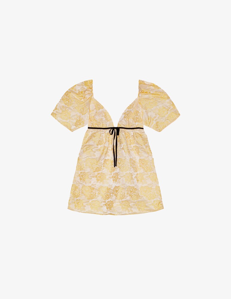 Ganni Miniabito in jacquard botanico Offerta Pasqua
