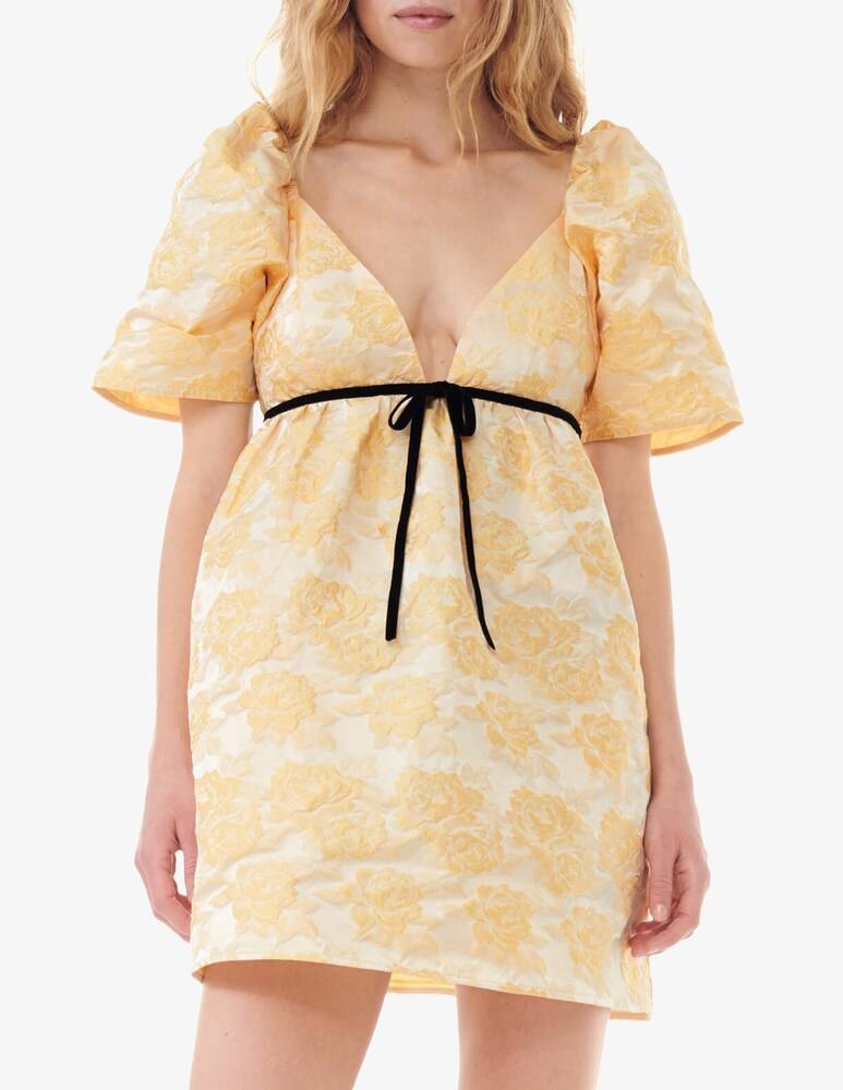 Ganni Miniabito in jacquard botanico Offerta Pasqua