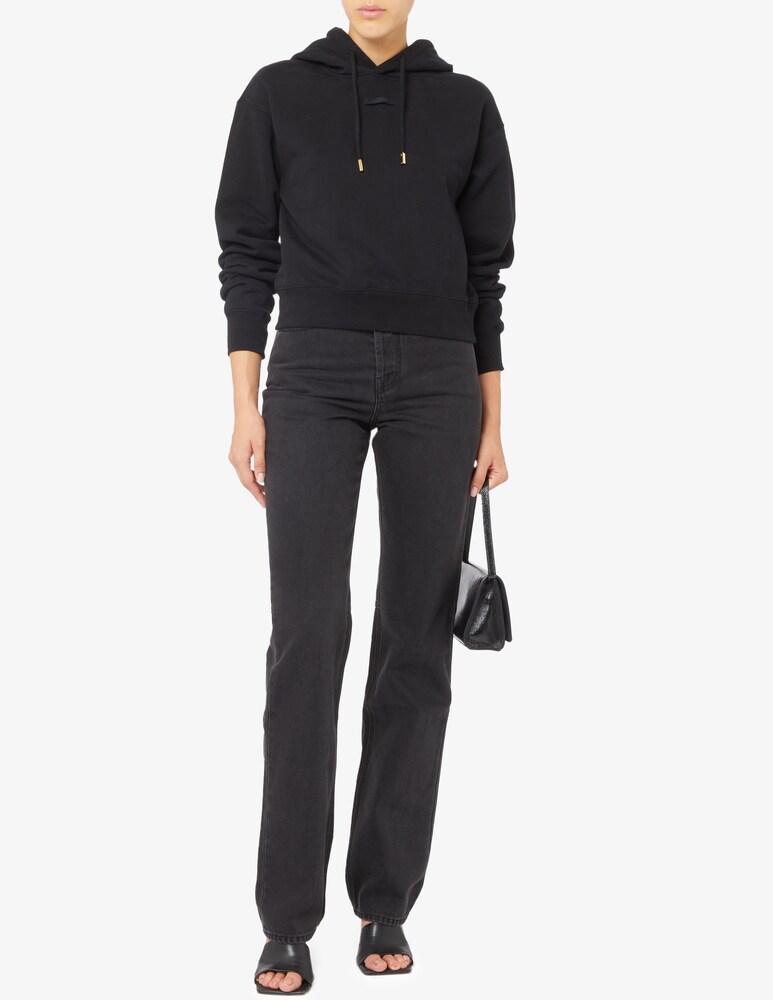 Jacquemus Felpa con cappuccio in cotone Smaltimento dello stoccaggio