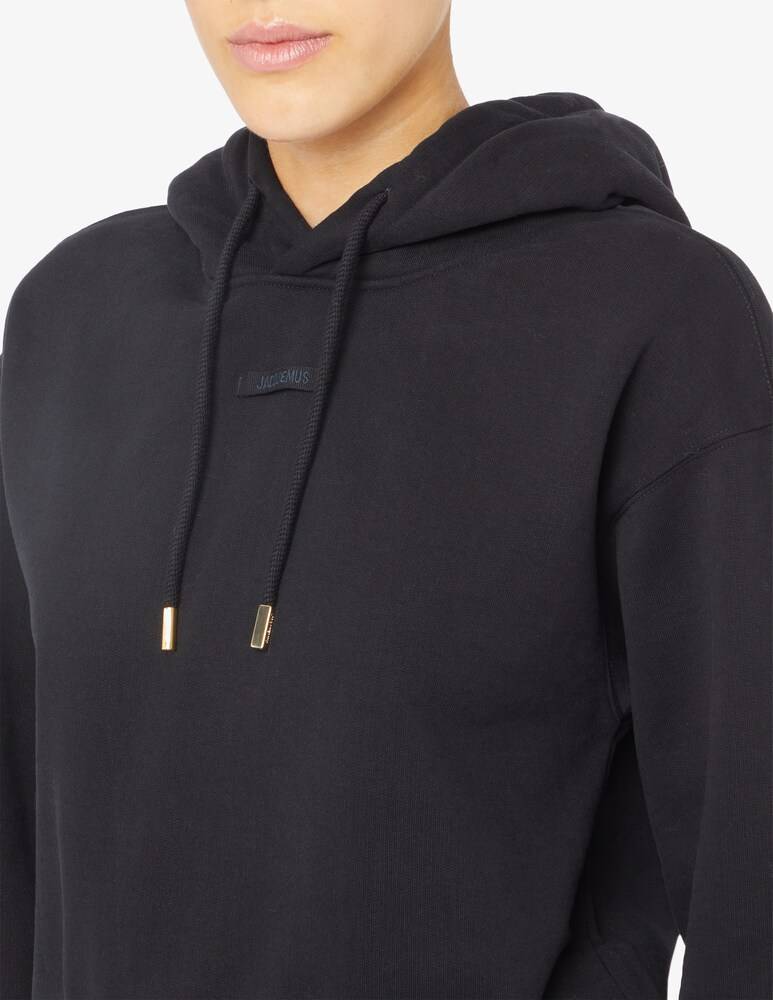 Jacquemus Felpa con cappuccio in cotone Smaltimento dello stoccaggio