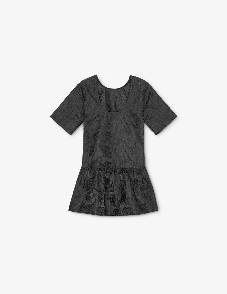 Ganni Miniabito con schiena scoperta in jacquard botanico Enormi risparmi