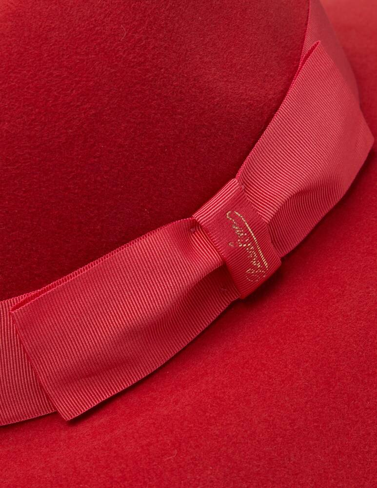 Borsalino Feltro rasato sfoderato cinta cannete 4 cm Vendite Flash