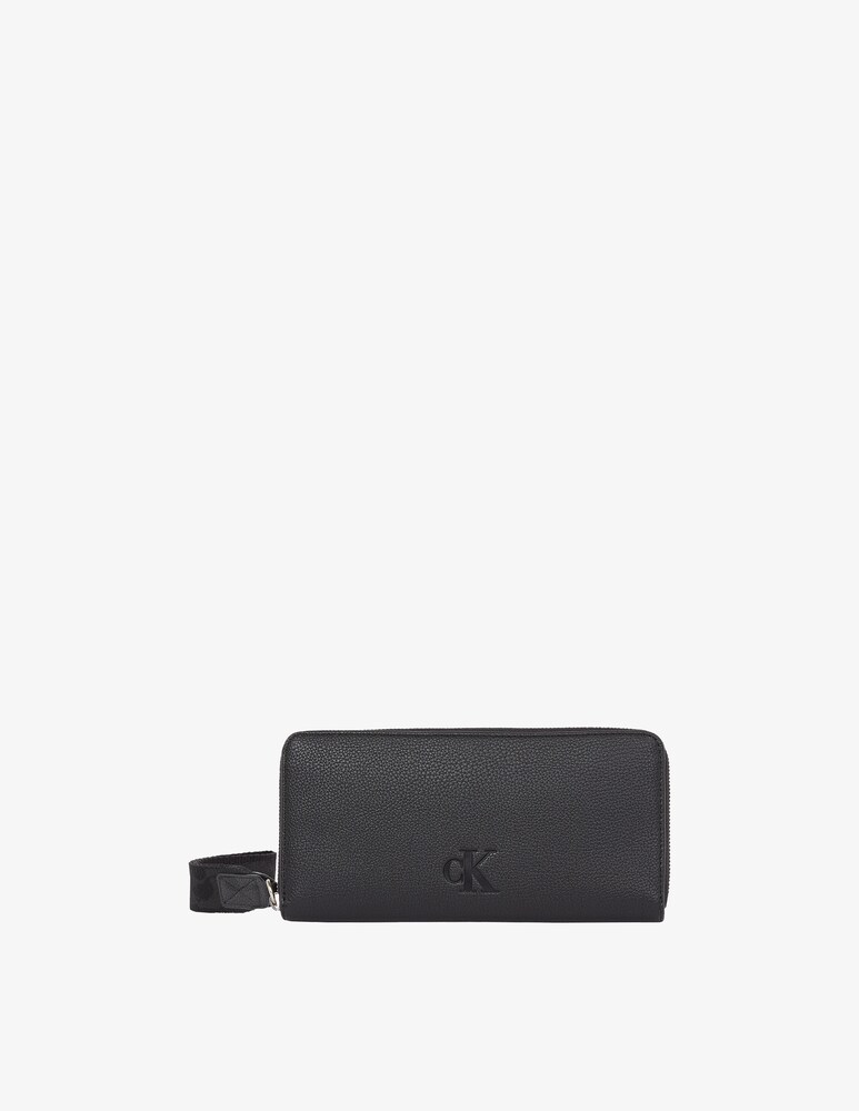 Calvin Klein Jeans Portafoglio over webbing zip around Ultimo giorno