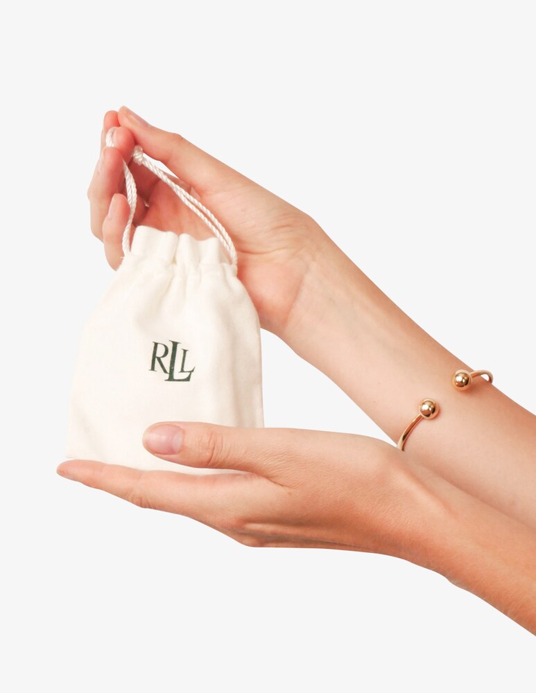 Lauren Ralph Lauren Orecchini argentati con nodo Offerta Giorno del Papà