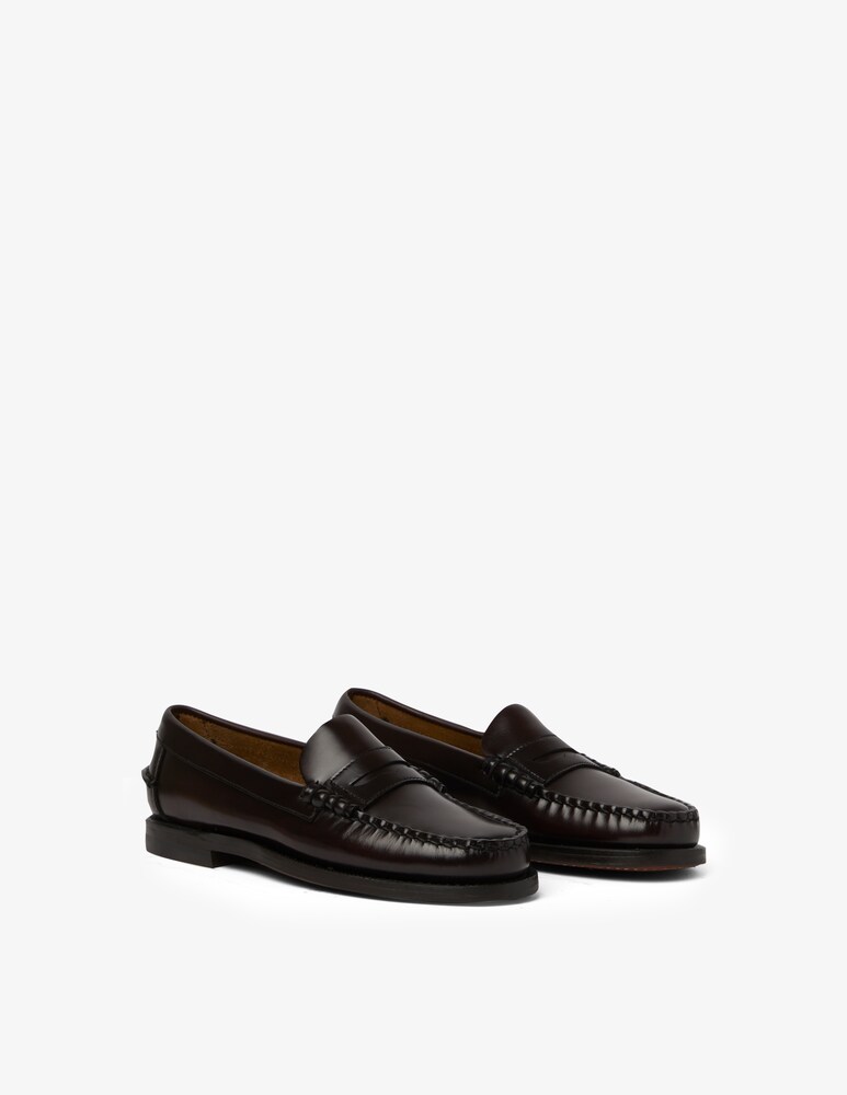 Sebago Mocassino in cuio classico - Rosso Offerta temporanea