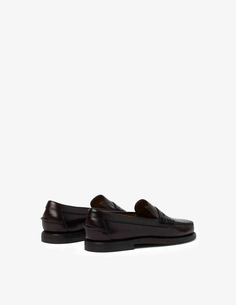 Sebago Mocassino in cuio classico - Rosso Offerta temporanea