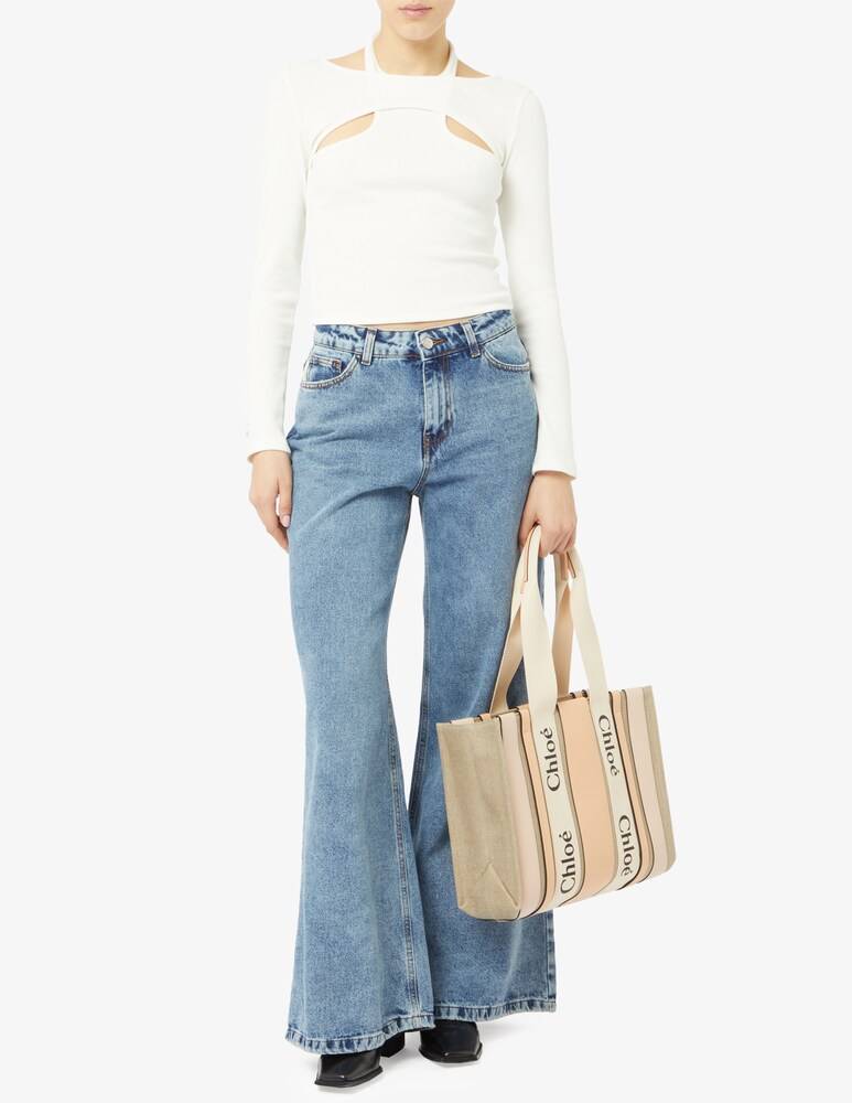 Chloé Borsa shopper Woody Discount Store per i nuovi prodotti