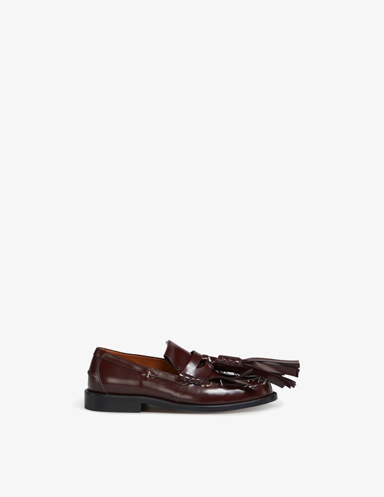Marni Mocassino bambi in pelle con maxi nappine Black Friday Prezzi