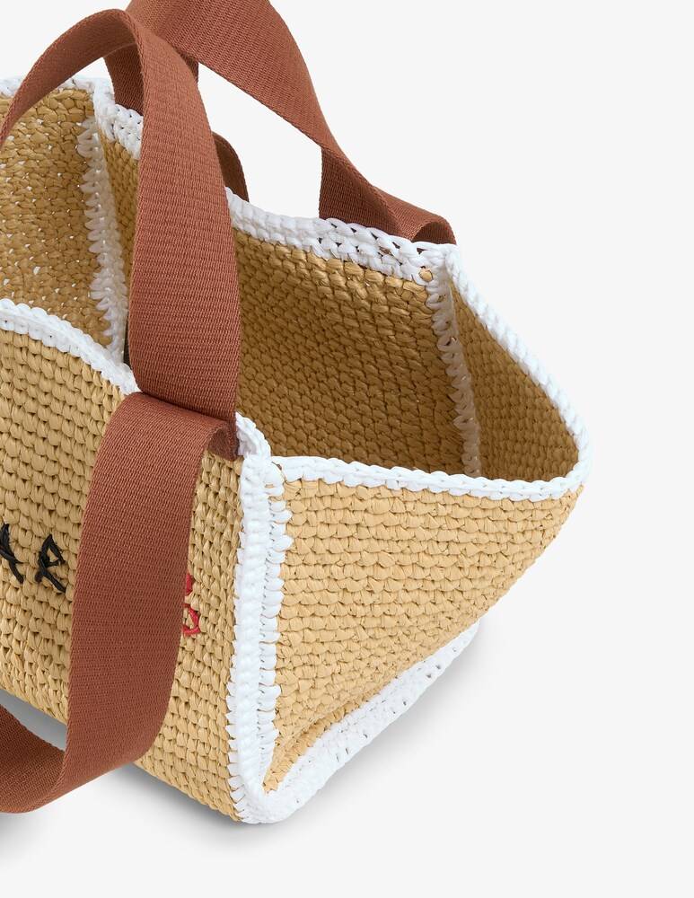 Marni Sillo borsa shopper in maglia macramé effetto rafia Offerta Pasqua