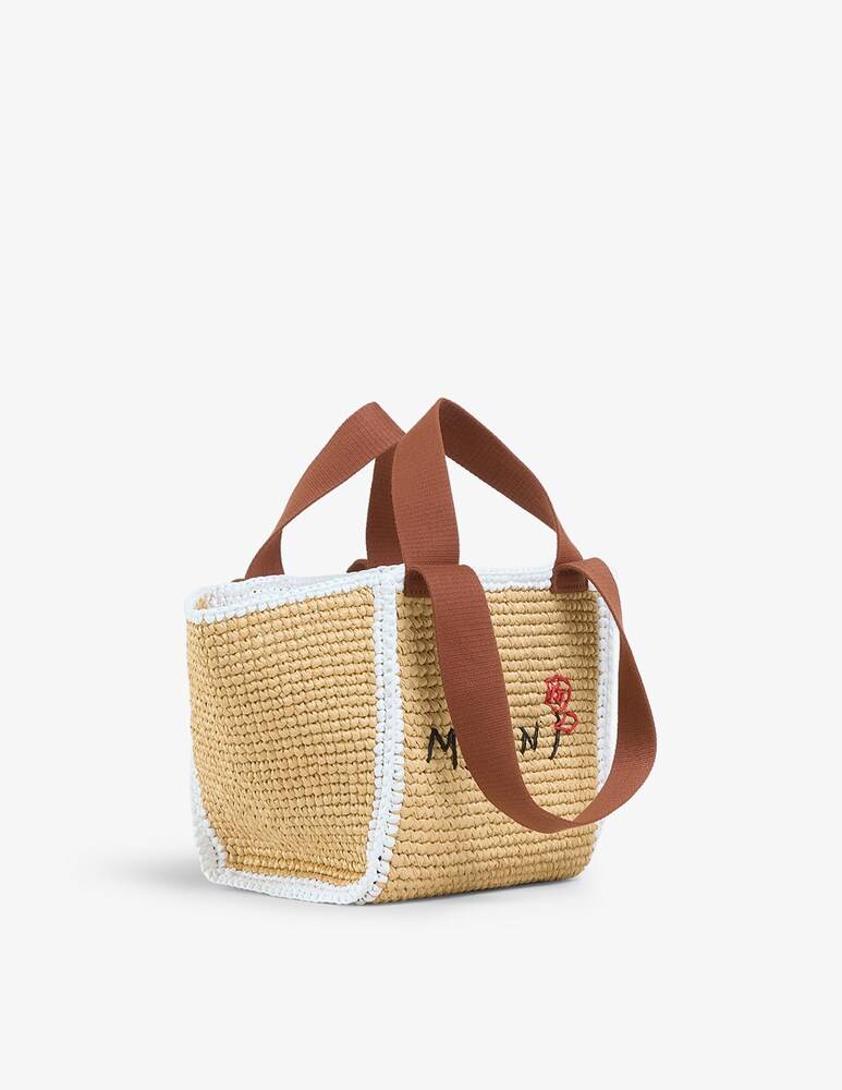 Marni Sillo borsa shopper in maglia macramé effetto rafia Offerta Pasqua
