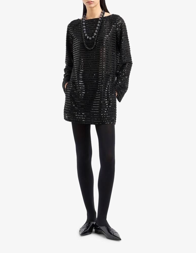 Emporio Armani Vestito corto a manica lunga Offerte speciali