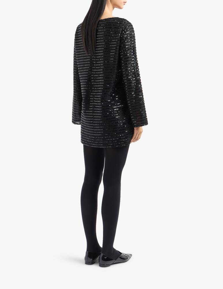 Emporio Armani Vestito corto a manica lunga Offerte speciali