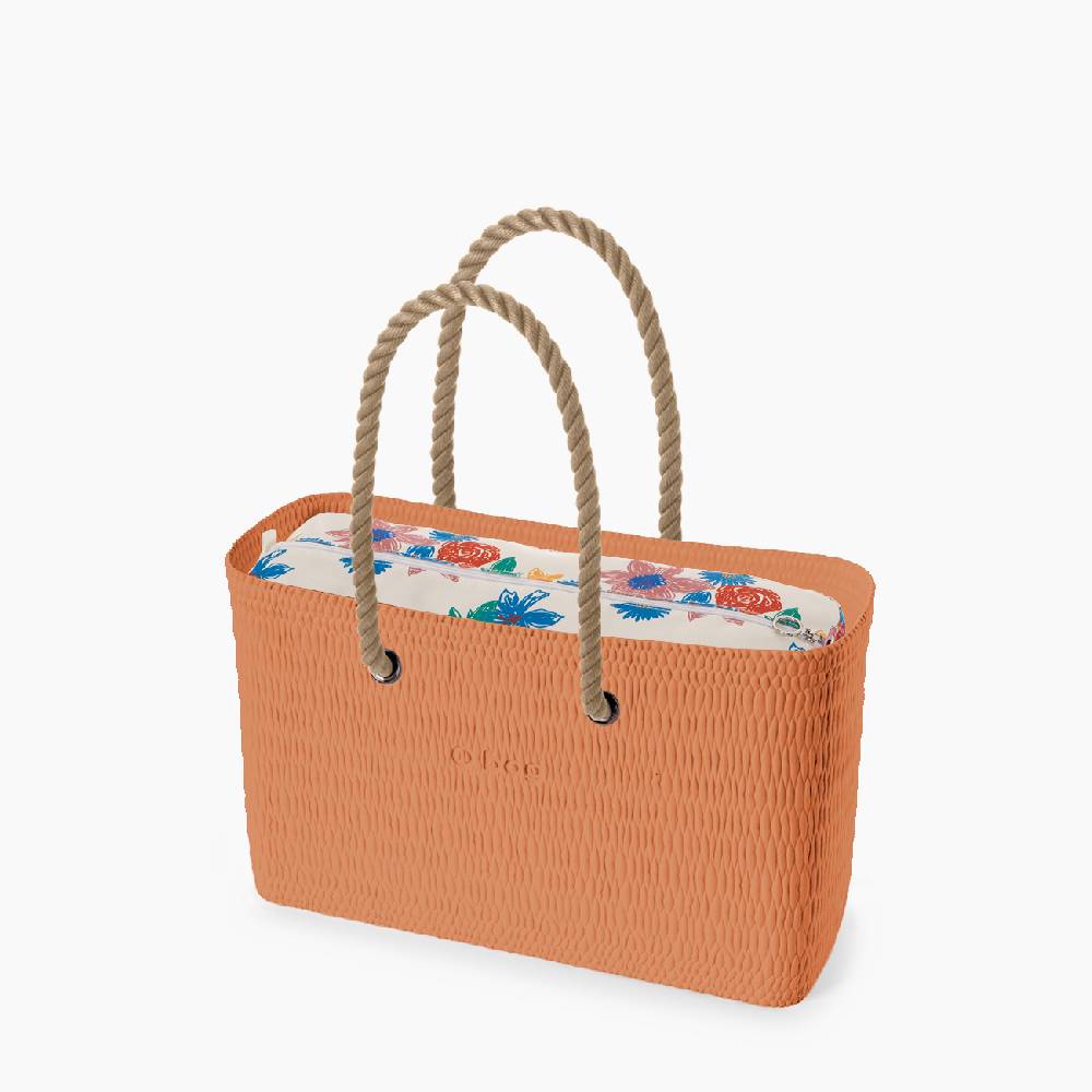 O bag beach amber fiori