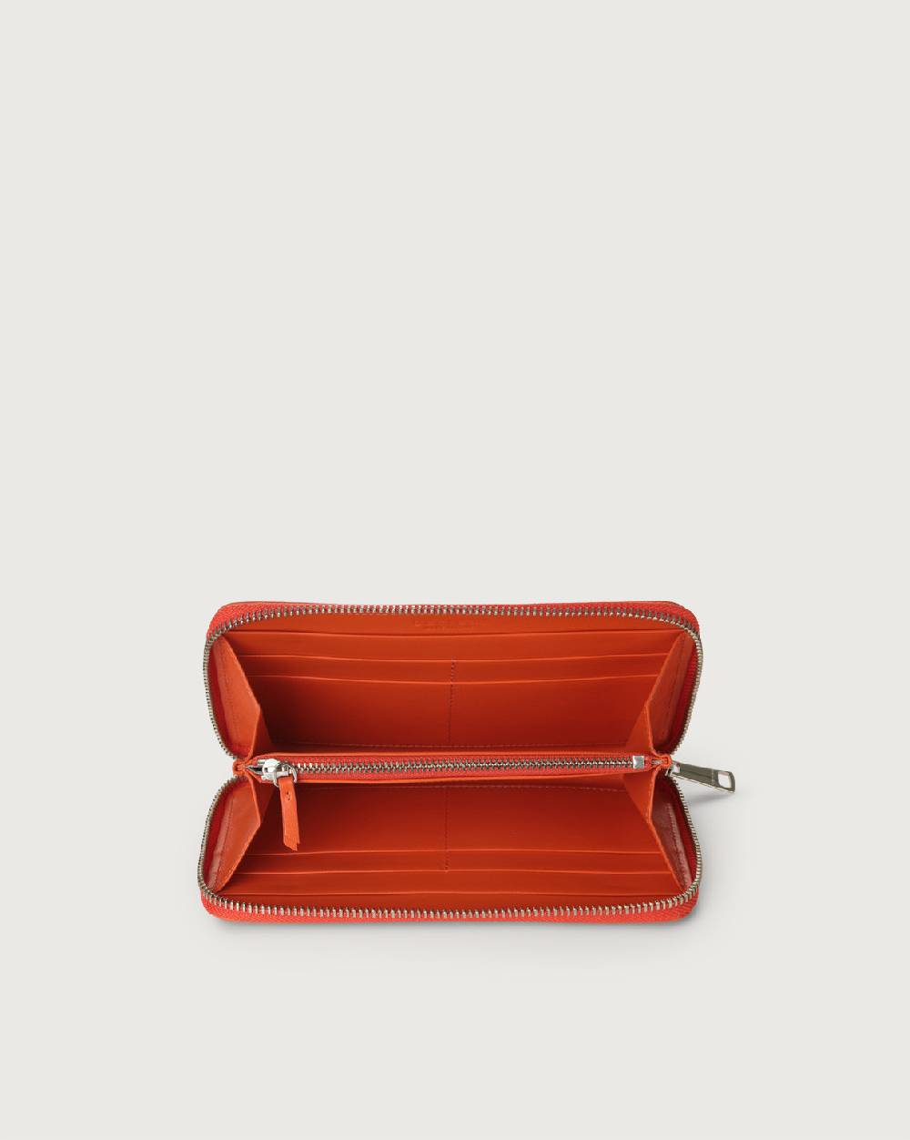 Orciani Portafoglio grande Liberty in pelle con zip Negozi Online
