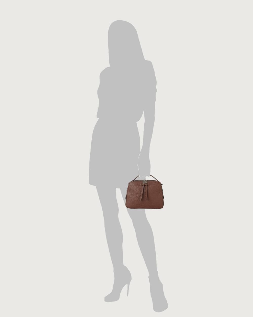 Orciani Mini Bag Chéri Soft in pelle a mano con tracolla Promozione Limitata