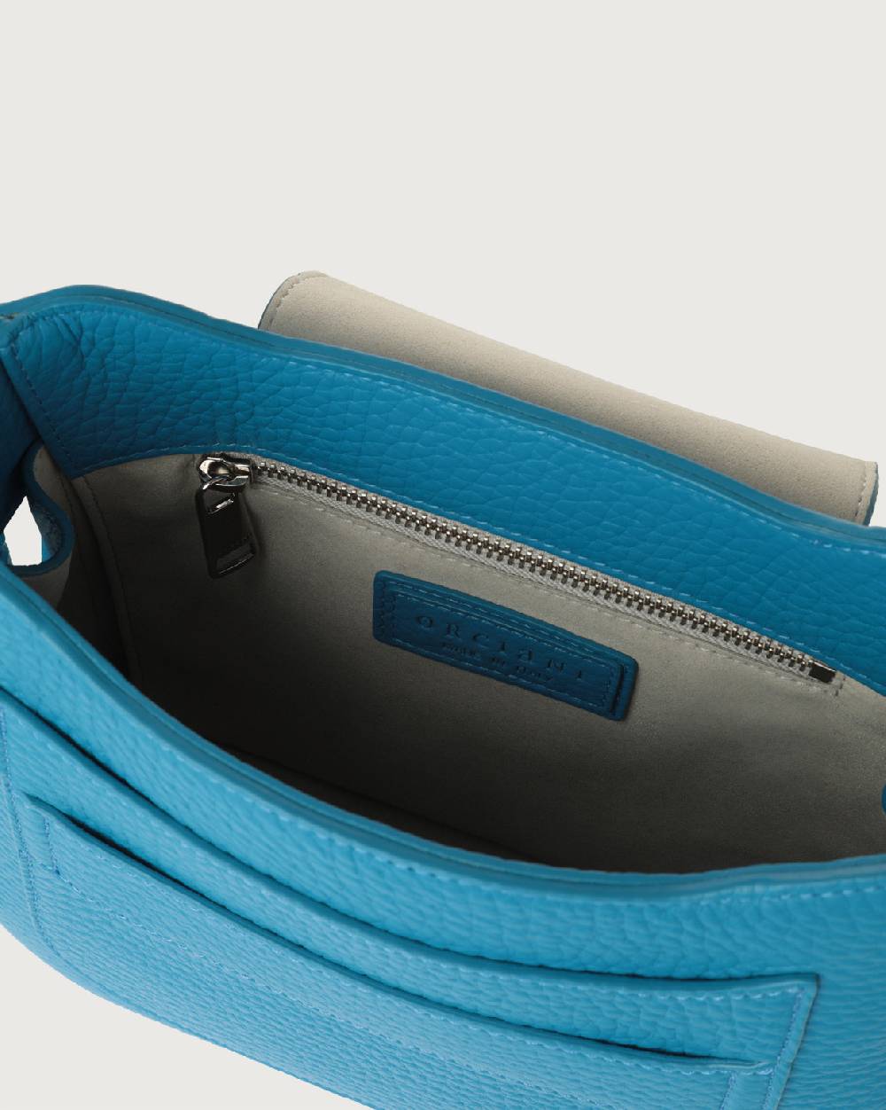 Orciani Borsa Dama Soft Midi in pelle con tracolla Presa