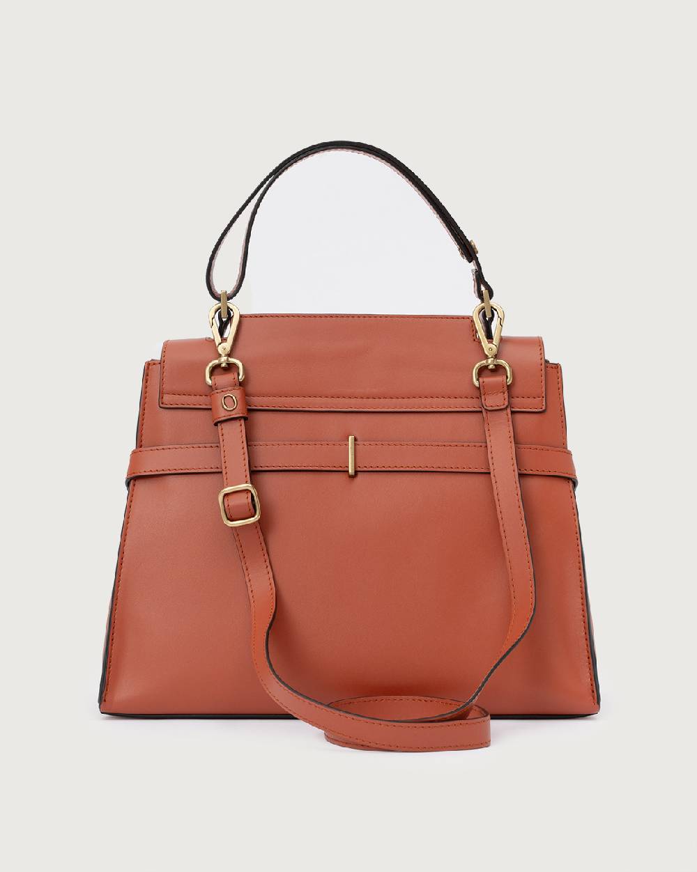Orciani Borsa Sveva Couture Media a spalla in pelle con tracolla Nuovo