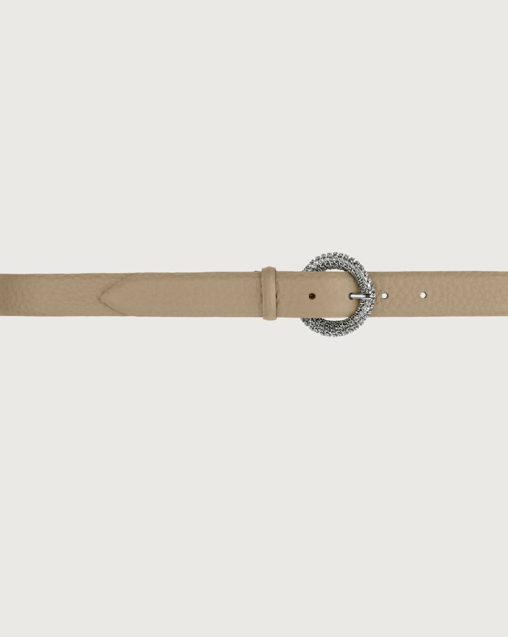 Orciani Cintura Soft in pelle fibbia chain Vendita Calda