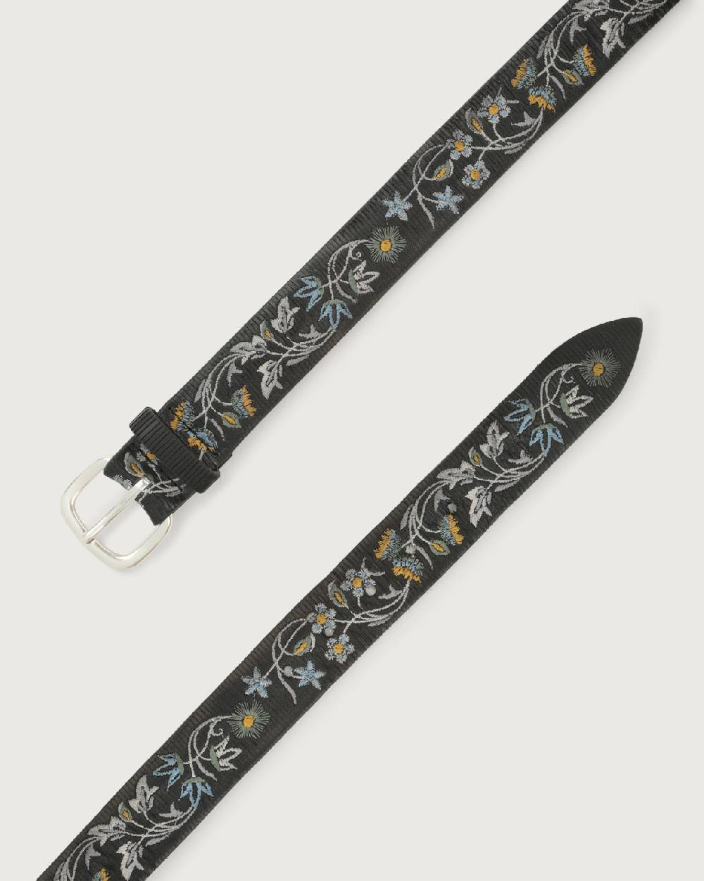 Orciani Cintura sportiva Blade Spring in cuoio In Vendita