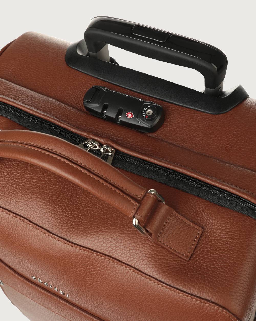 Orciani Trolley Micron due ruote in pelle Saldi