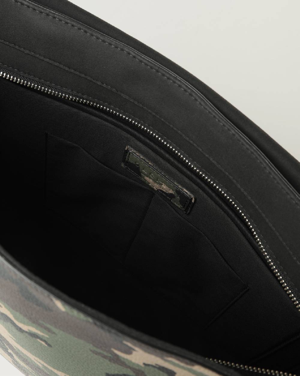 Orciani Borsa messenger Camouflage in pelle Negozio
