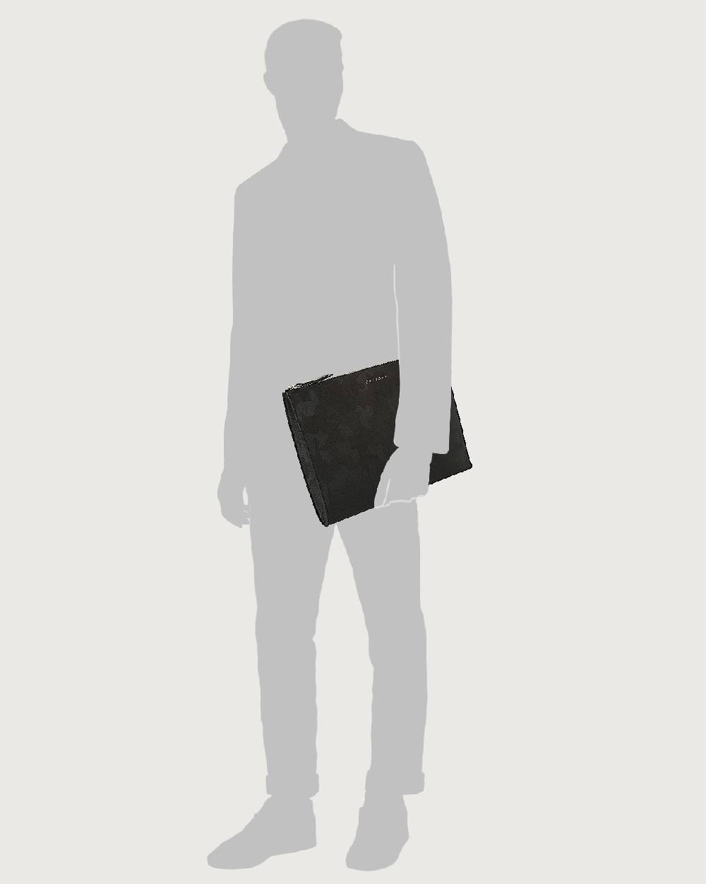 Orciani Pochette slim Skyline in pelle In Saldo