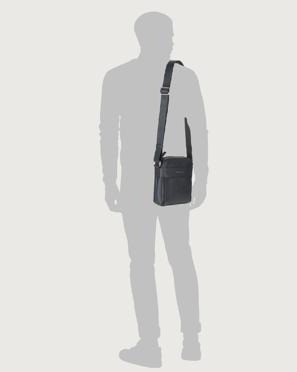 Orciani Borsa messenger piccola Micron in pelle 2025