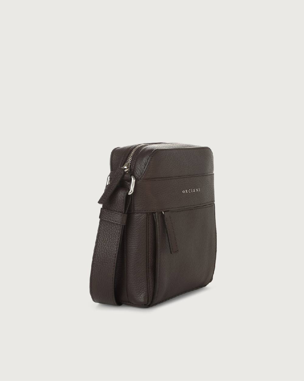 Orciani Borsa messenger piccola Micron in pelle Italia