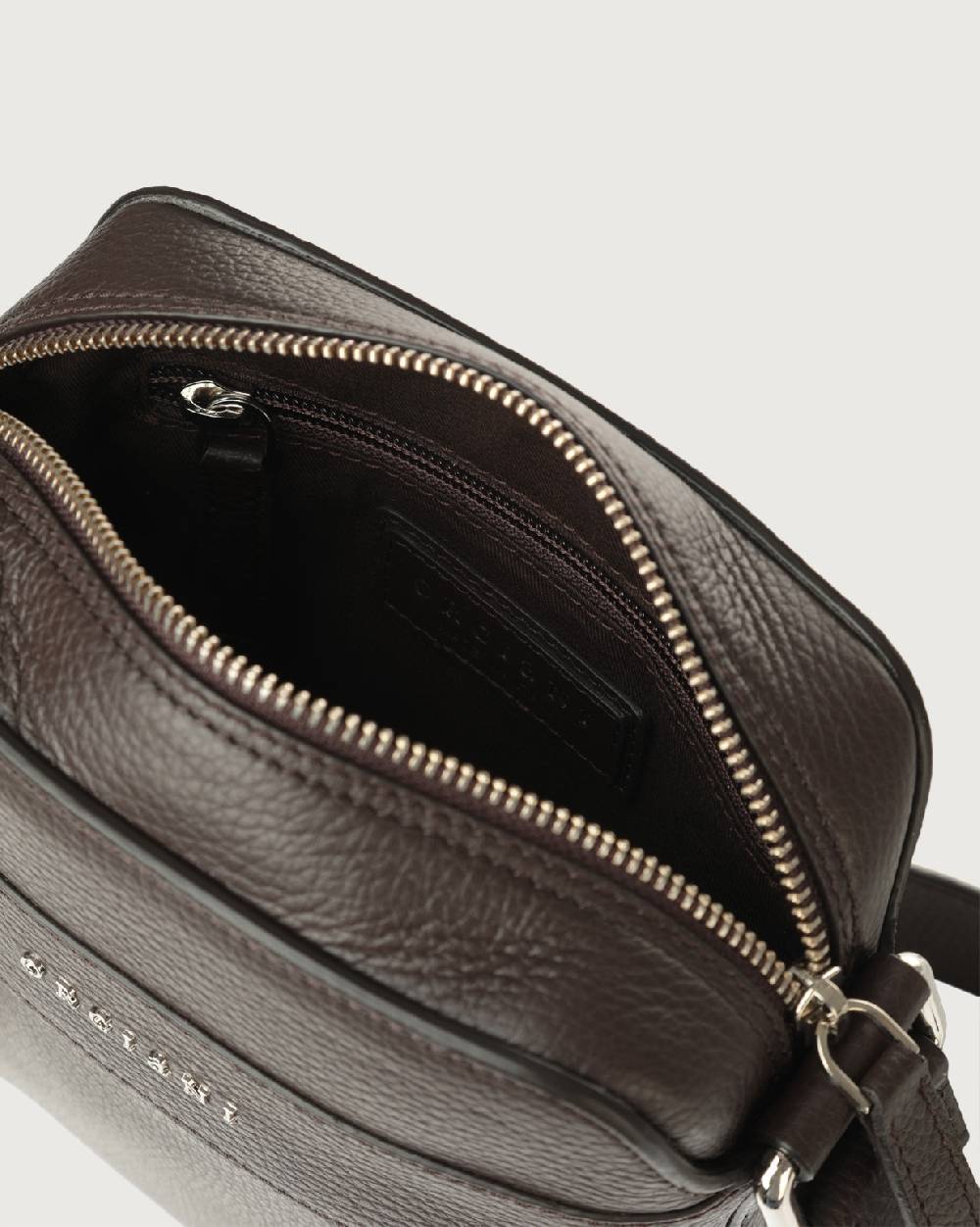 Orciani Borsa messenger piccola Micron in pelle Italia