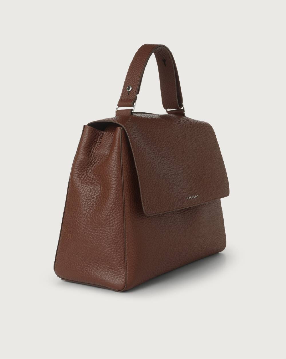 Orciani Borsa a spalla grande Sveva Soft in pelle con tracolla Saldi Di Fabbrica