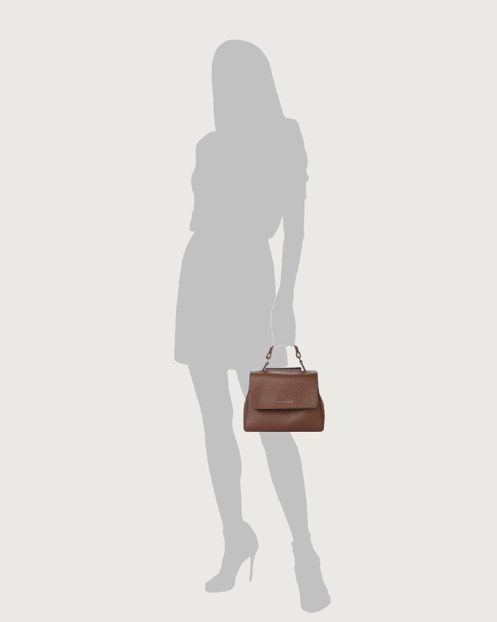 Orciani Borsa Sveva Soft Mini a mano in pelle con tracolla Negozio