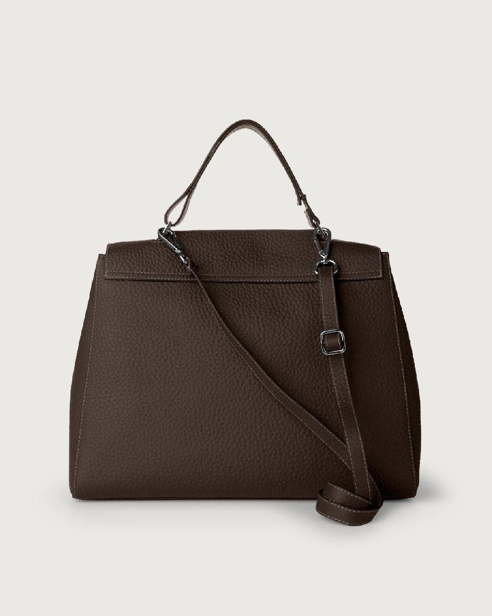 Orciani Borsa a spalla grande Sveva Soft in pelle con tracolla In Saldo