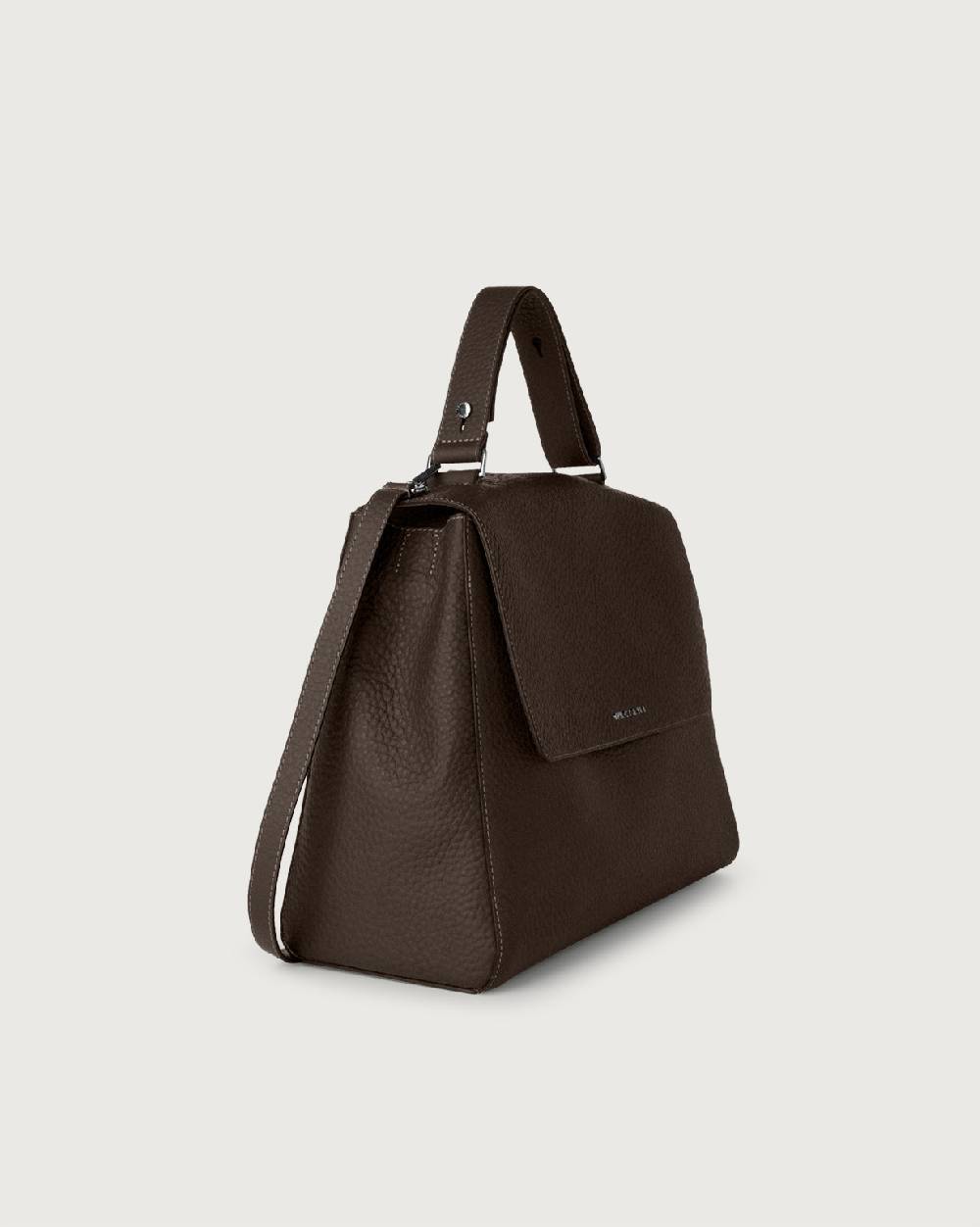 Orciani Borsa a spalla grande Sveva Soft in pelle con tracolla In Saldo