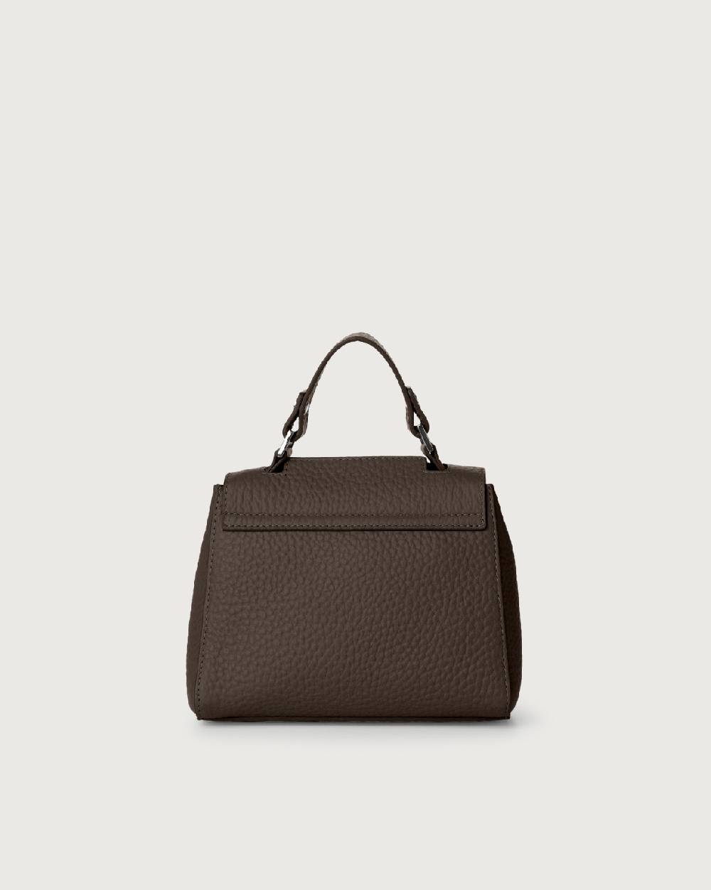 Orciani Borsa Sveva Soft Mini a mano in pelle con tracolla Nuova