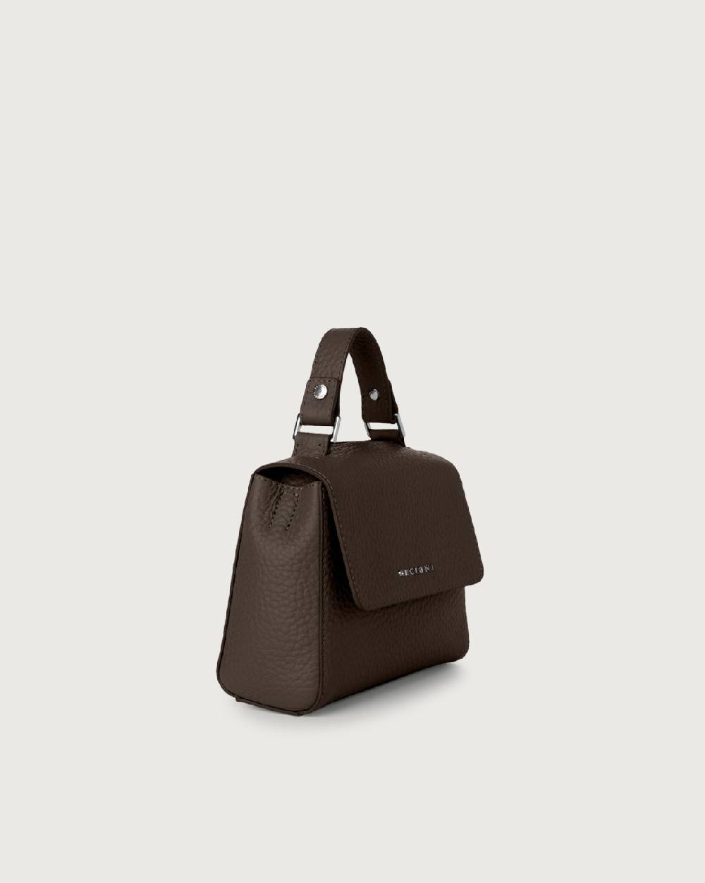 Orciani Borsa Sveva Soft Mini a mano in pelle con tracolla Nuova