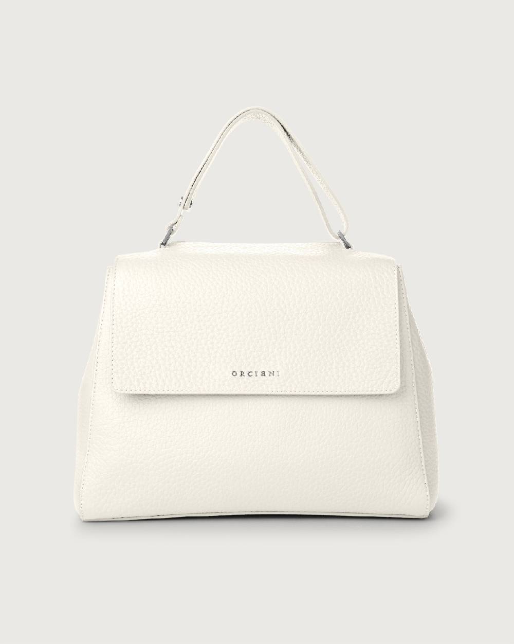 Orciani Borsa Sveva Soft Media a spalla in pelle con tracolla