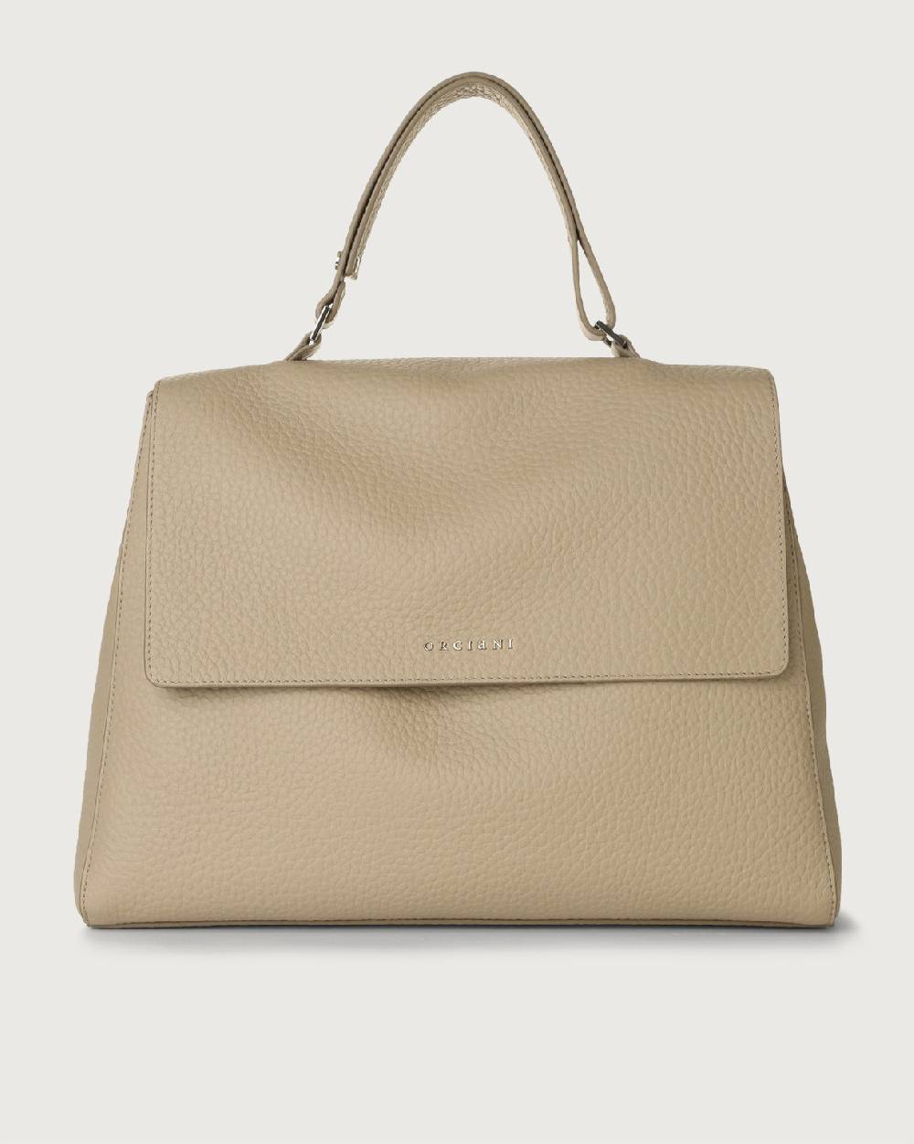 Orciani Borsa a spalla grande Sveva Soft in pelle con tracolla