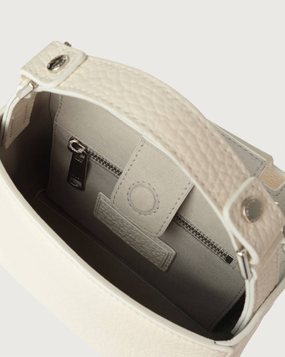 Orciani Borsa Sveva Soft Mini a mano in pelle con tracolla 2025