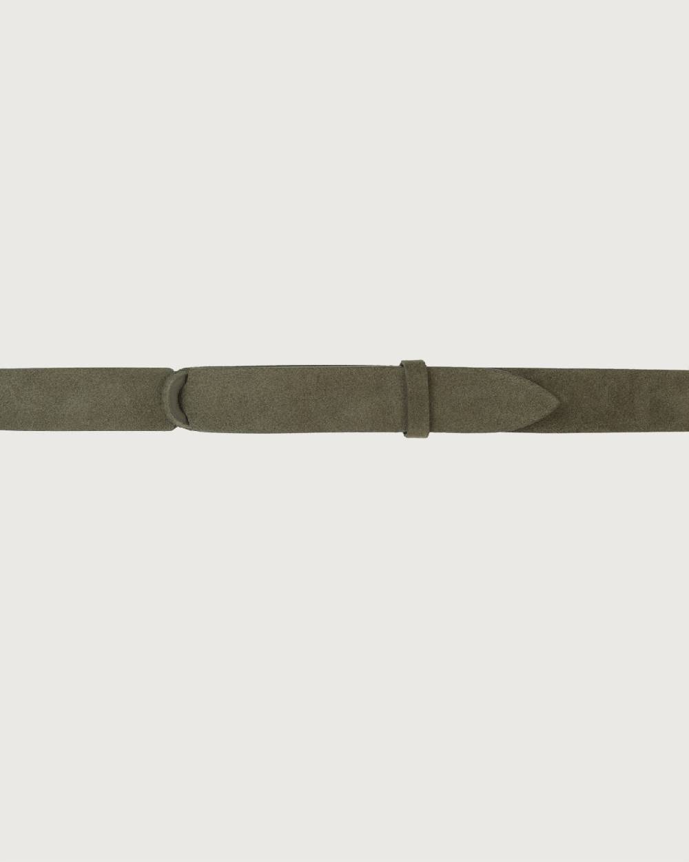 Orciani Cintura Nobuckle Suede in camoscio Vendita