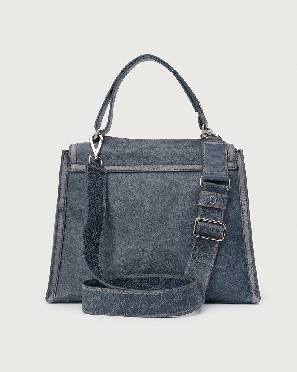 Orciani Sveva Delavè Medium leather handbag with strap Acquista Ora