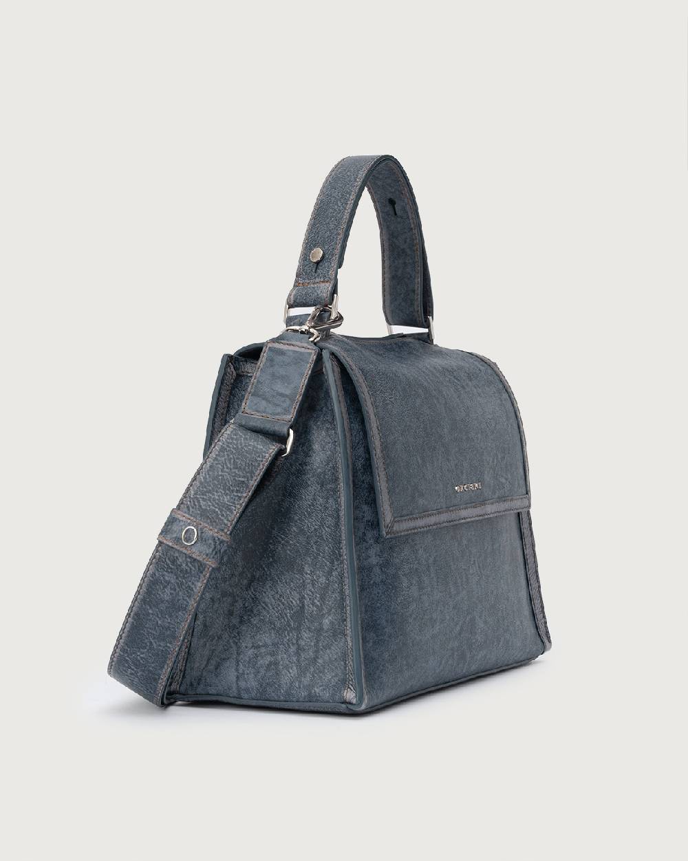 Orciani Sveva Delavè Medium leather handbag with strap Acquista Ora