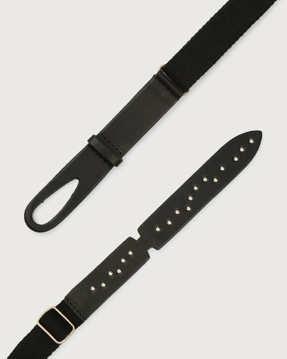 Orciani Cintura Nobuckle Kids Point Metal in cuoio e tessuto Affare Del Giorno