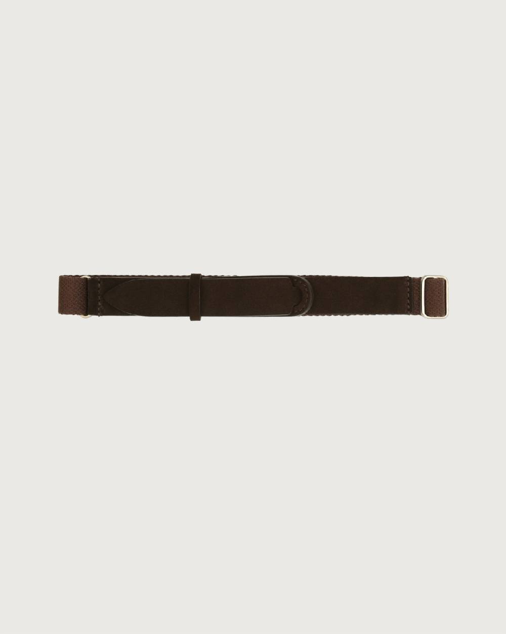 Orciani Cintura Nobuckle Kids Suede in camoscio e tessuto Novità