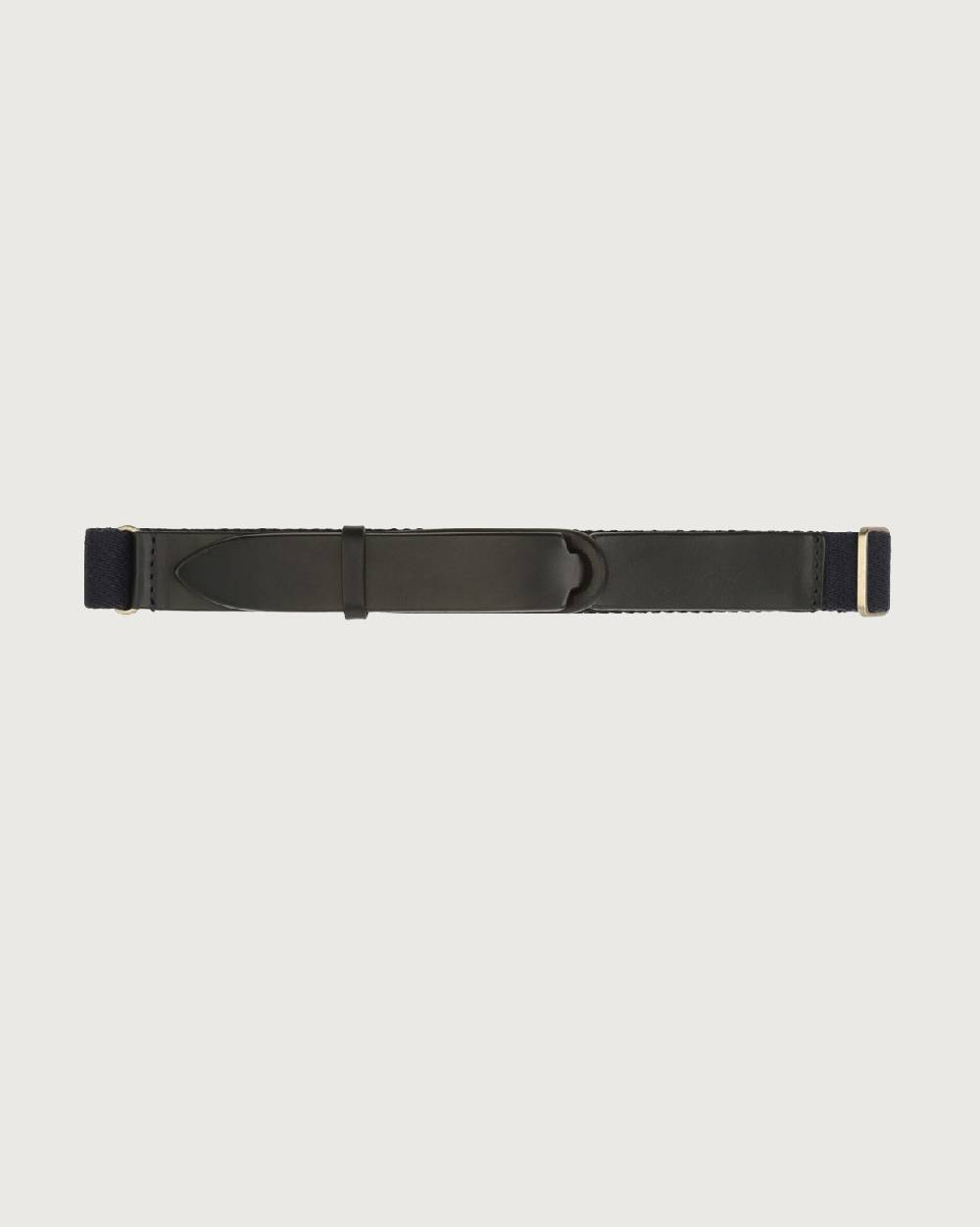Orciani Cintura Nobuckle Kids Bull in cuoio e tessuto Sconto