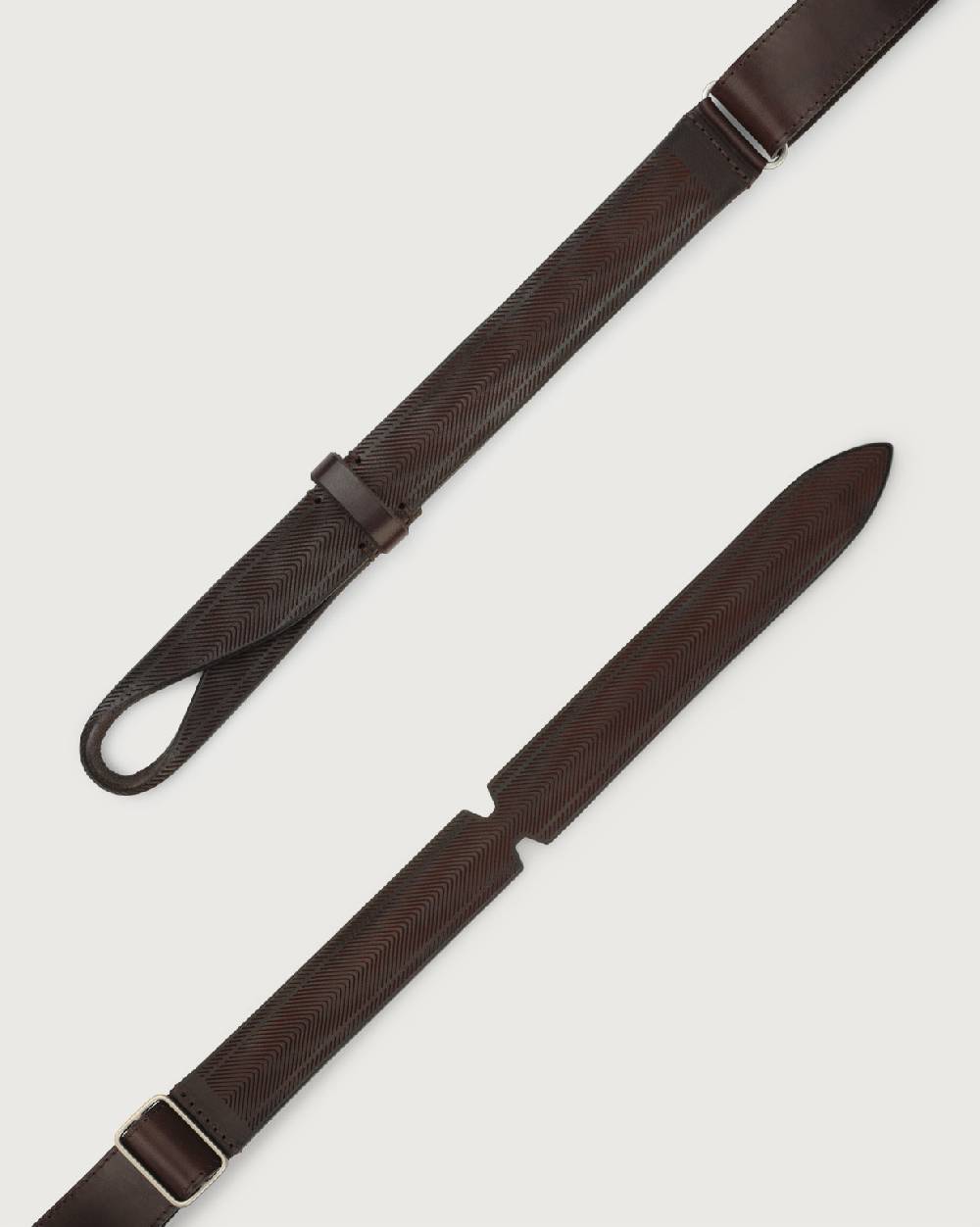 Orciani Cintura Nobuckle Bull Soft in suede Saldi