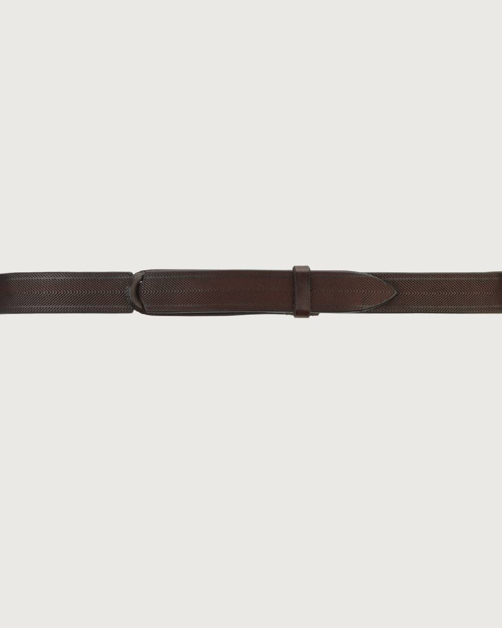 Orciani Cintura Nobuckle Bull Soft in suede Saldi