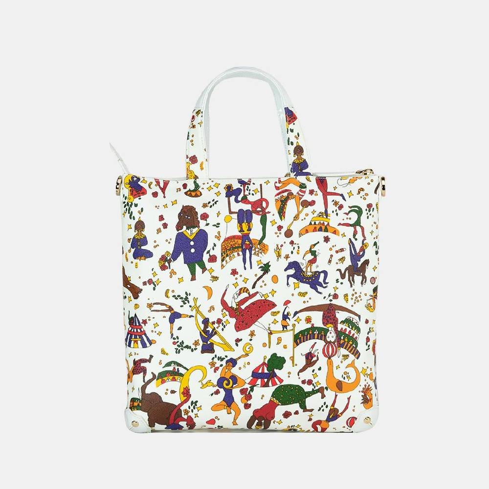 Piero Guidi PIERO GUIDI SATCHEL/TRACOLLA PIATTA CON MANICI Rilascio limitato